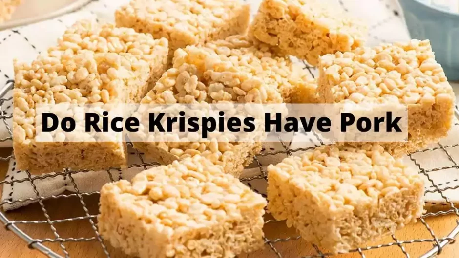 Do Rice Krispies Have Pork?